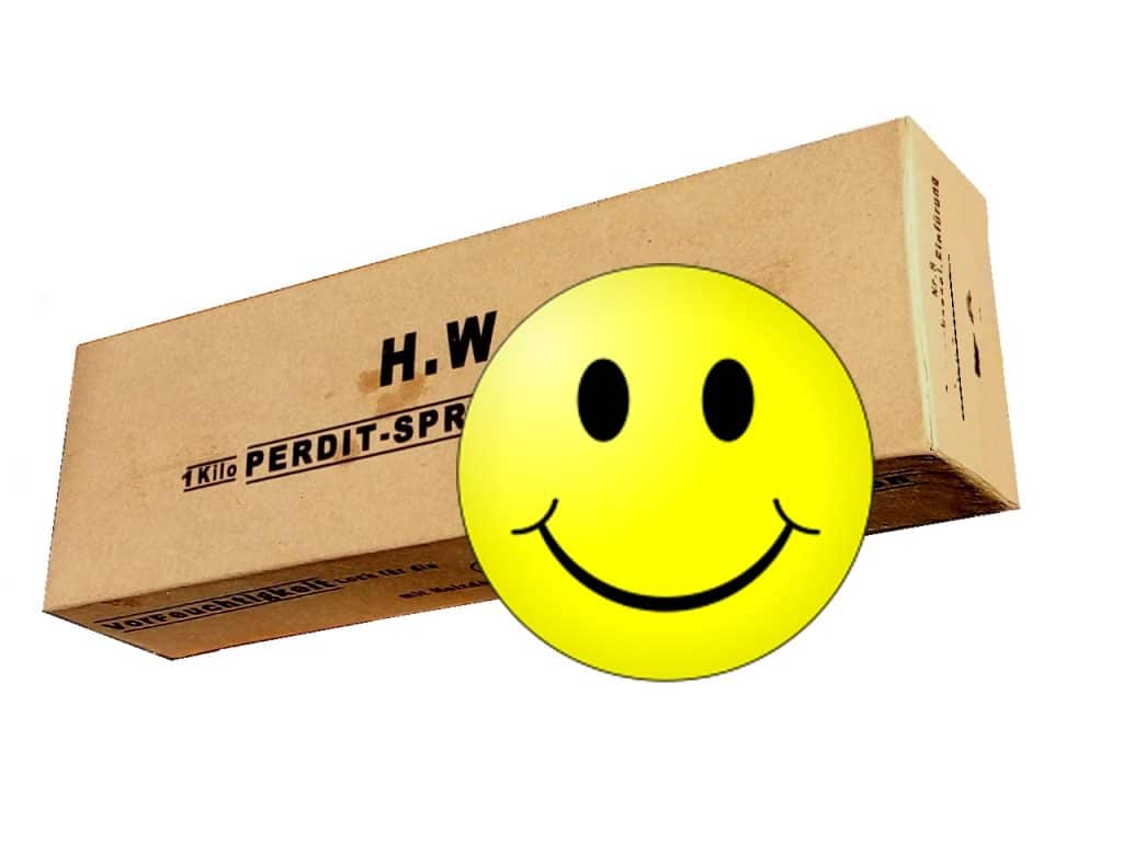  Reproduction d'une charge explosive allemande 1kg Perdit-W- Sprengpatrone 
